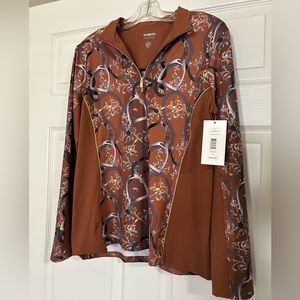 NWT Arista Equestrian Elegance Quarter Zip